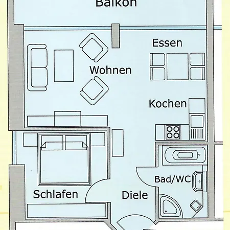Lejlighed Modernes Appartment, 3 Gehminuten Zum Strand, Pool+sauna *