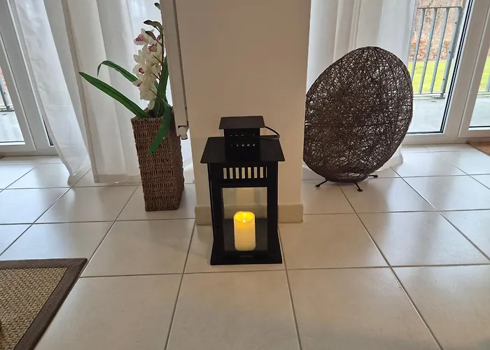 شقة Suedwind App2 - Modernes Apartment Mit Pool Und Sauna, Nur 3 Gehminuten Zum Strand